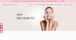 Desktop Screenshot of claytonmedspa.com